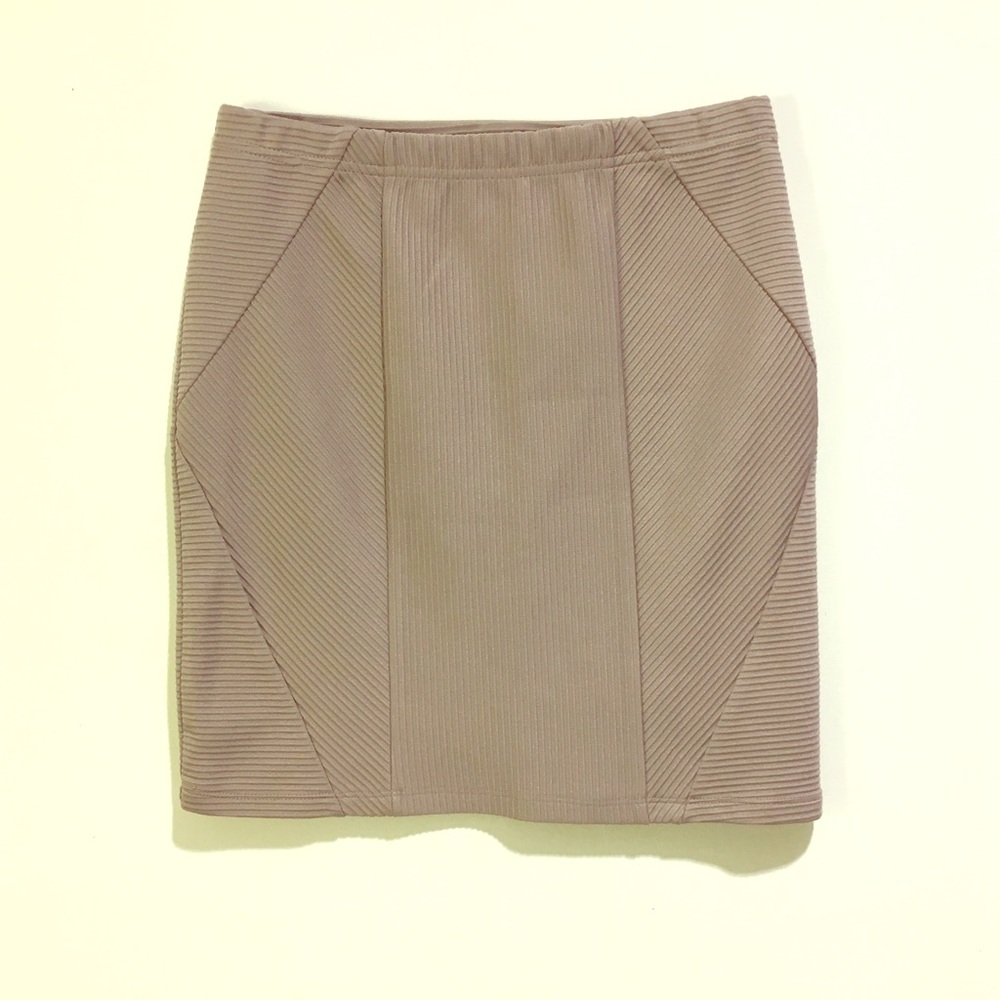 Women's Posh Ribbed Pencil Skirt